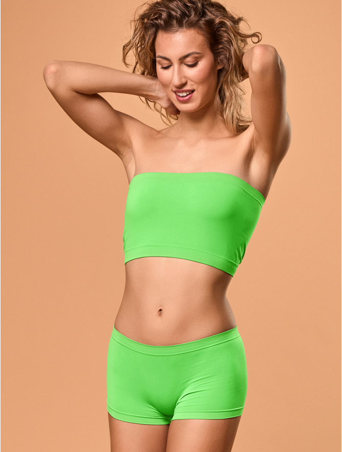 Luigi di Focenza SHORTY DONNA CLASSIC VERDE FLUO'
