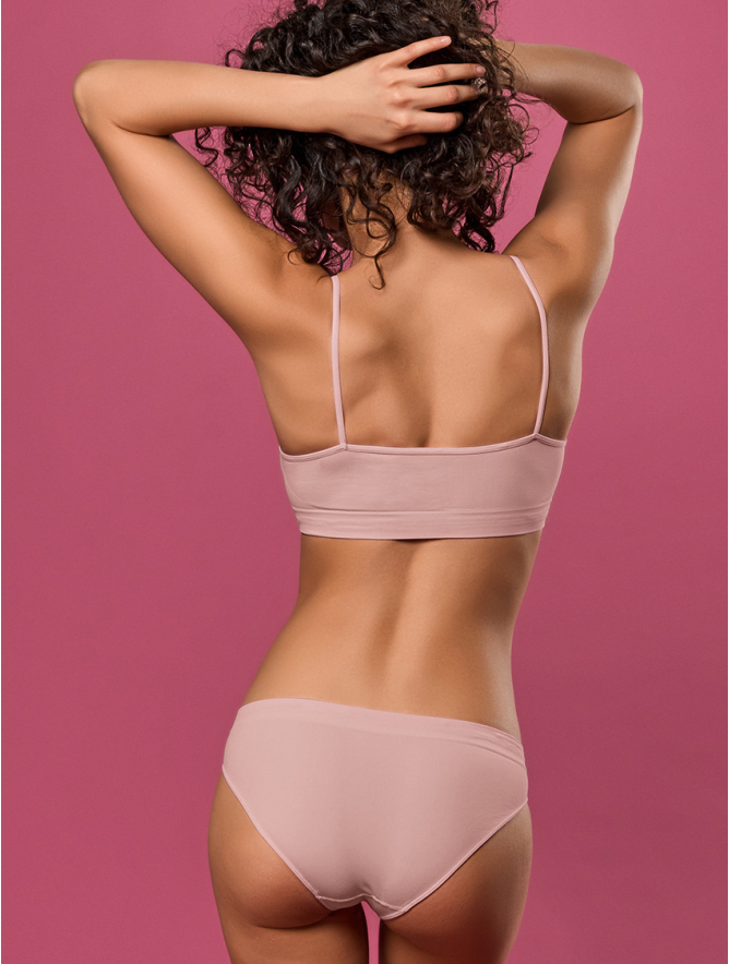 SLIP DONNA VITA ALTA ROSA ANTICO Focenza