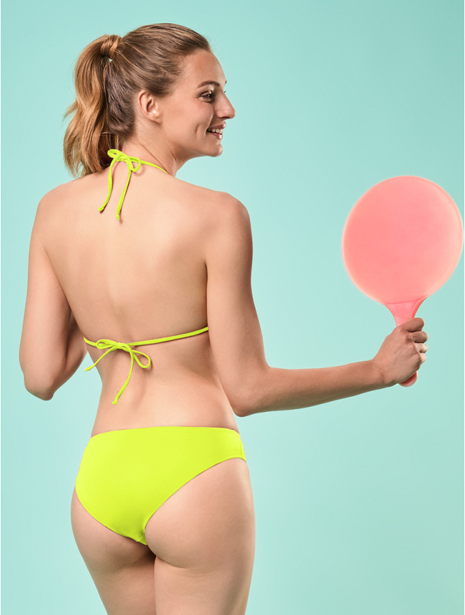 Bikini slip vita alta top