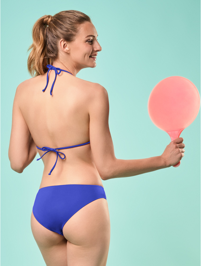 Royal blue high waisted bikini bottoms store
