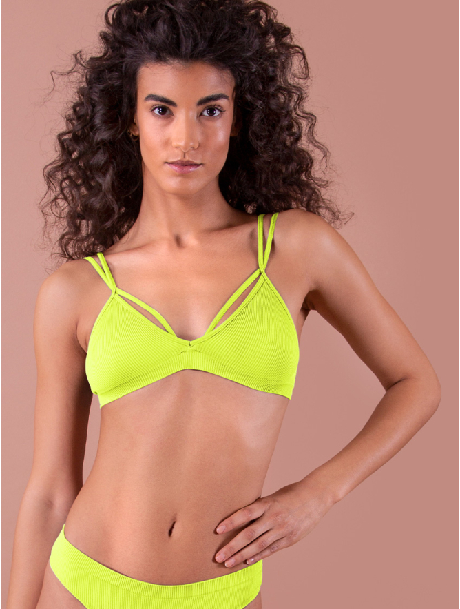 Sujetador amarillo top