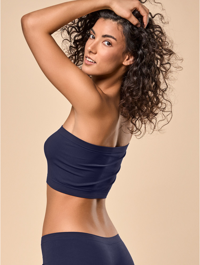 TOP DONNA FASCIA BLU