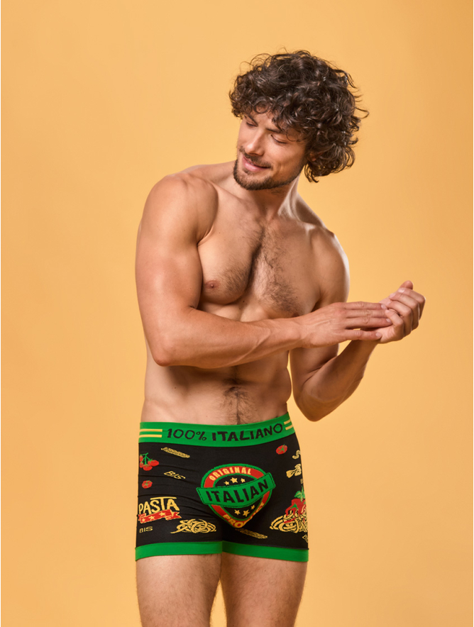 BOXER UOMO PASTA NERO