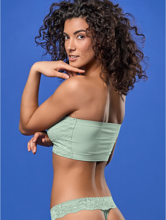 Costume Fascia Con Coppe Estraibili Donna Selena Estate 2024 - Foto 9