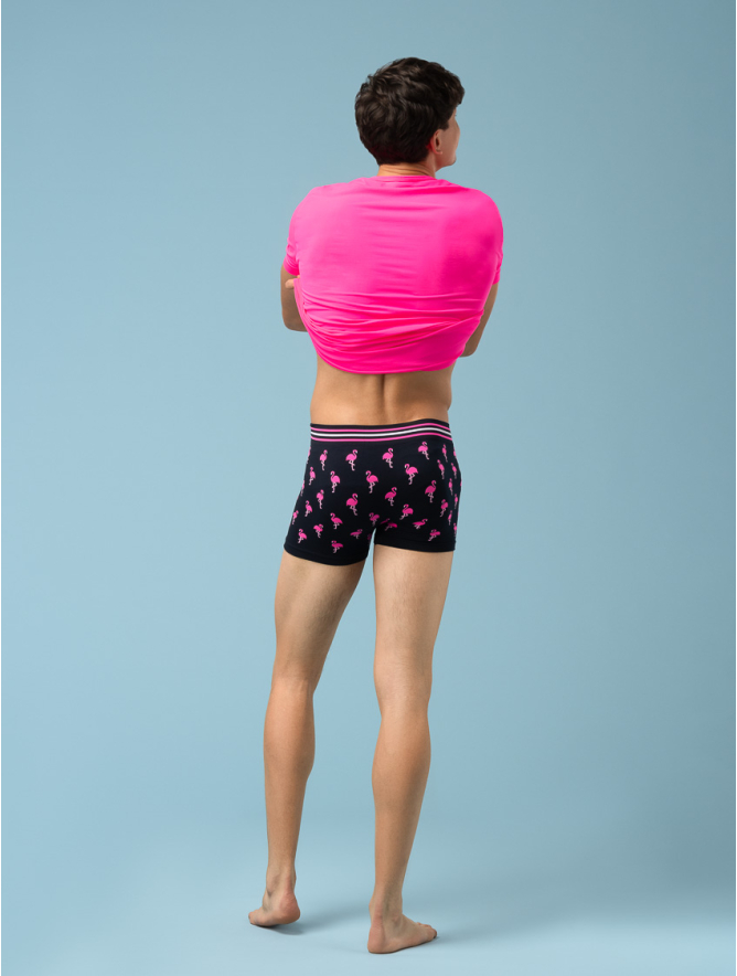 BOXER HOMBRE FLAMINGO BURBUJA FLUORESCENTE Focenza
