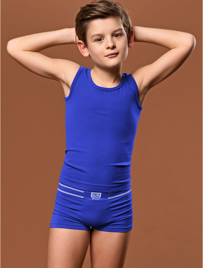 BOYS BOXERS BRIGHT BLUE