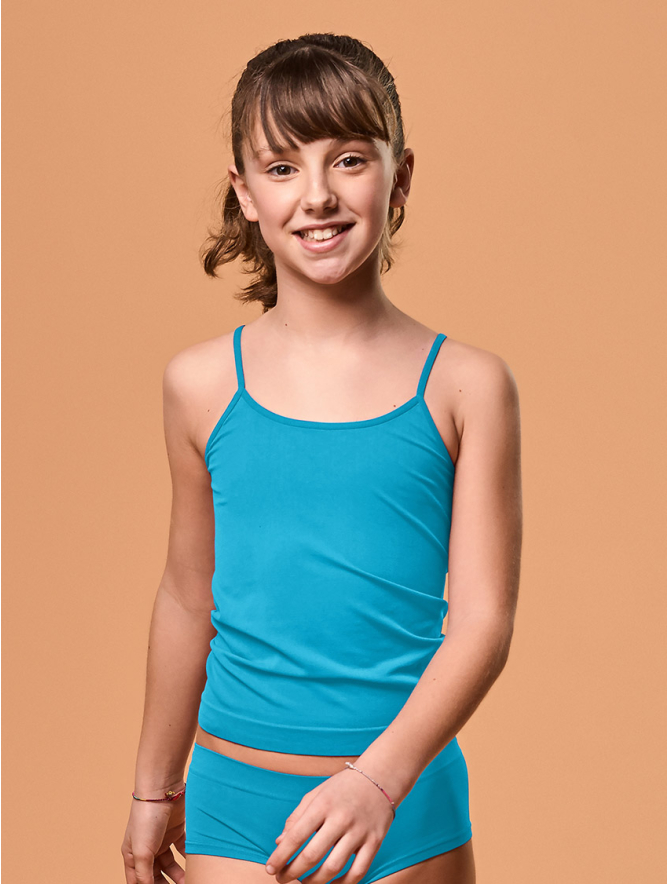 Camiseta turquesa niña deals