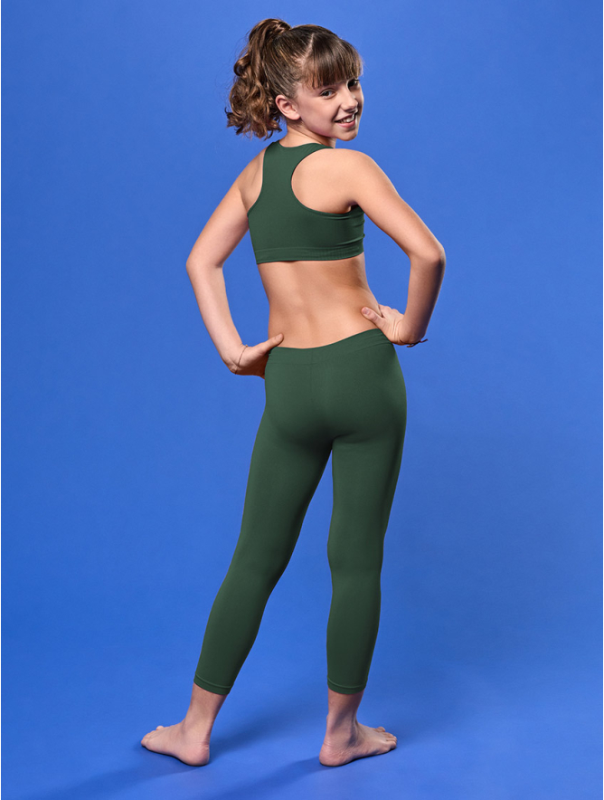 Leggings verdi bambina outlet