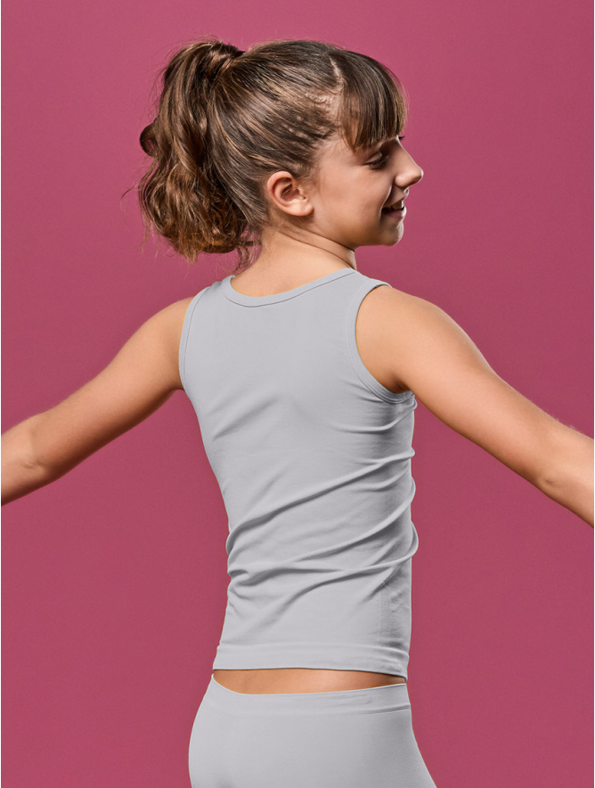 CAMISETA DE TIRANTES NINO A TIRANTE ANCHO PERLA Focenza
