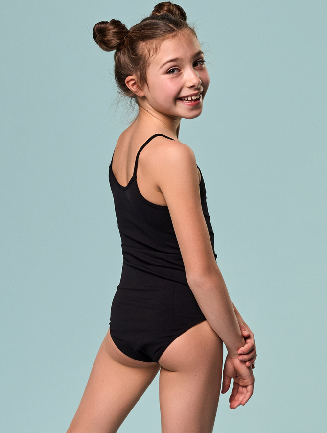 Bodysuit girl GIRL'S DANCE CAMISOLE BODYSUIT BLACK | Focenza