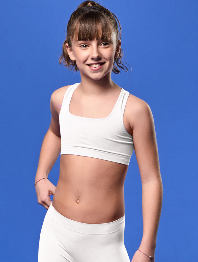 TOP BIMBA GYM BIANCO Focenza