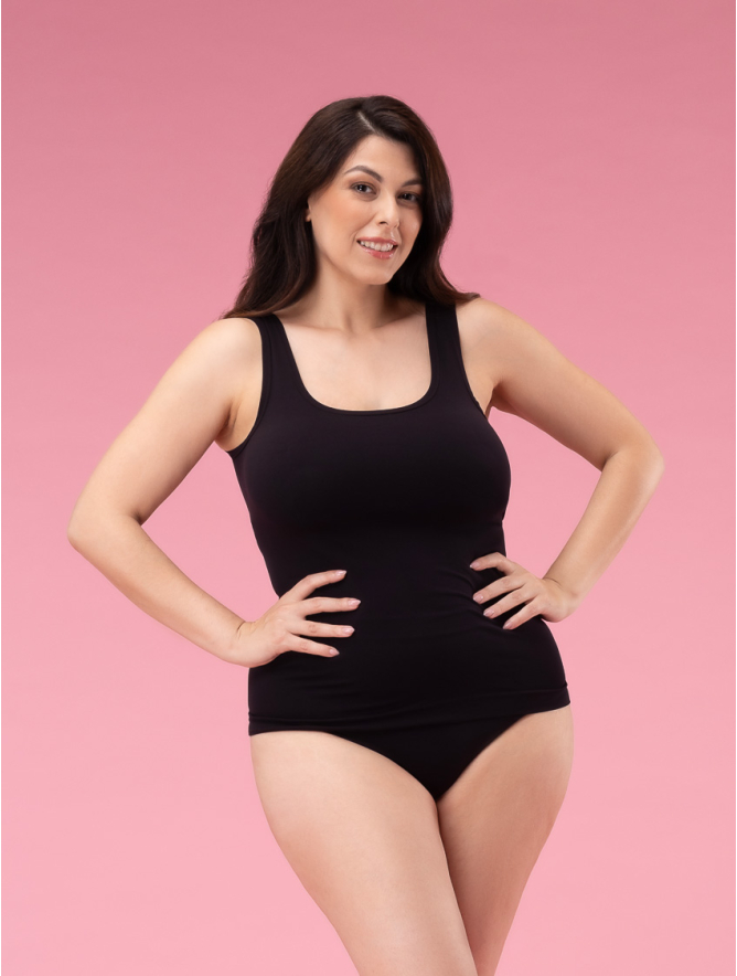 SHORT TUBE TOP BLACK | Focenza