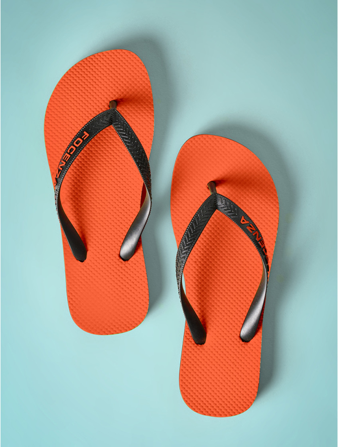 Flip flops orange sale