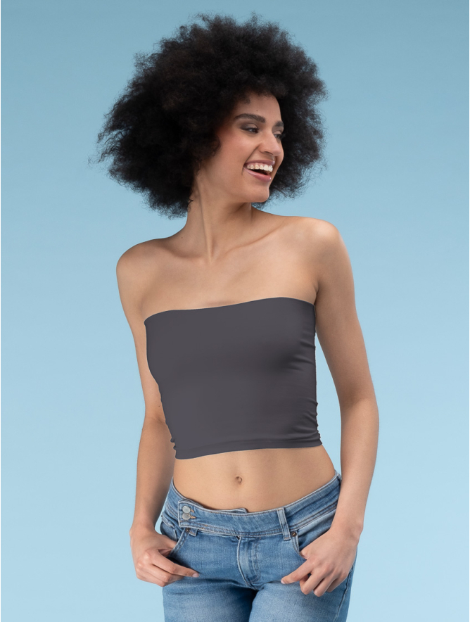 LACE TUBE TOP BRIGHT BLUE | Focenza
