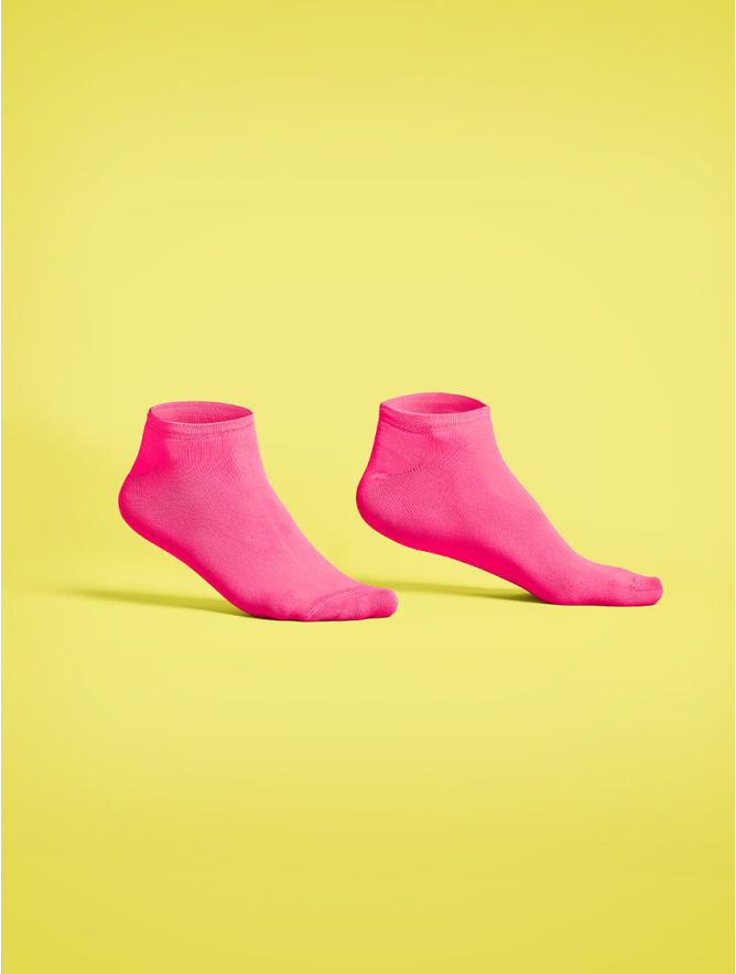 SHORT SOCKS FUCHSIA FLUORESCENT