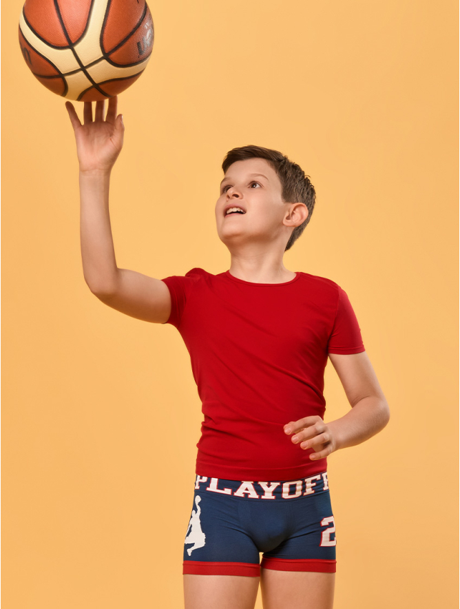 BOY'S BOXER PLAY OFF BLUE