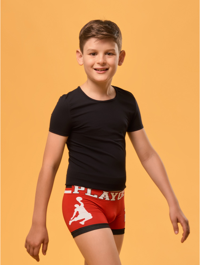 BOY'S BOXER PLAY OFF ROSSO