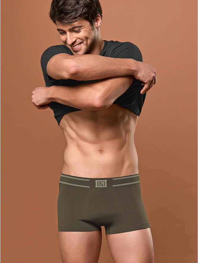 MEN'S SMOOTH BOXERS OLIVE