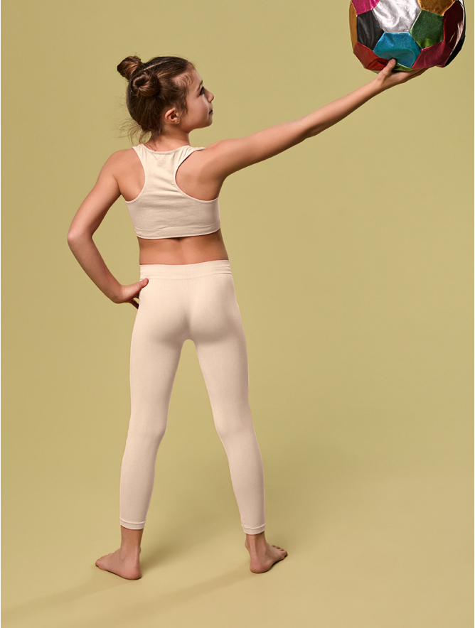 KINDER THERMO-LEGGINGS IN CREME