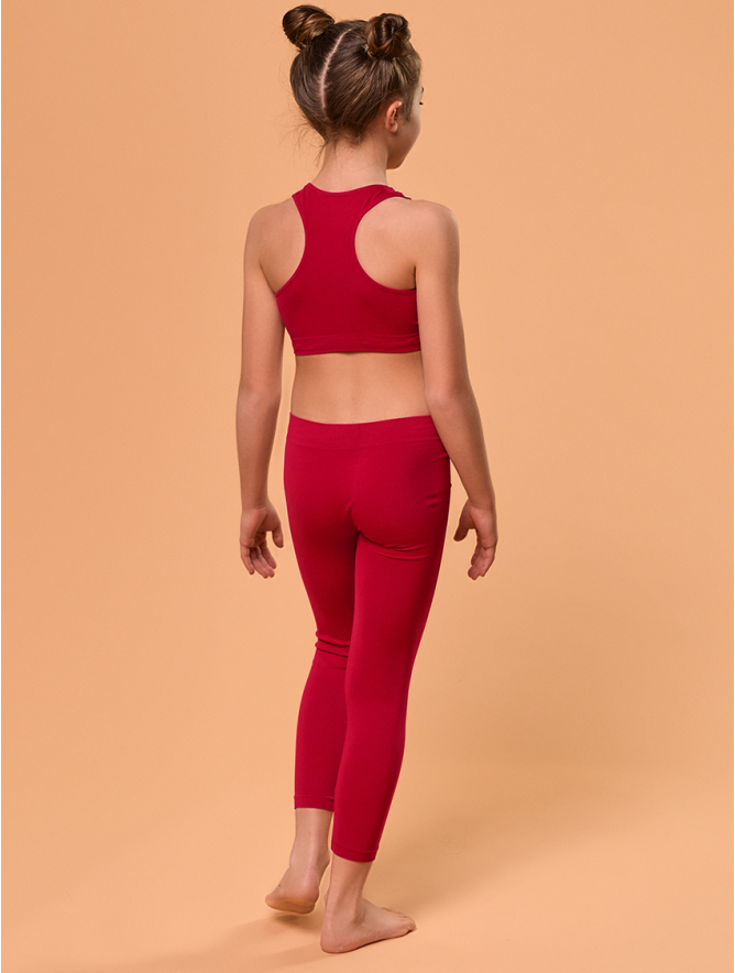 KINDER THERMO-LEGGINGS IN ROT